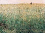 Karl Nordstrom Oat Field, Grez oil painting reproduction